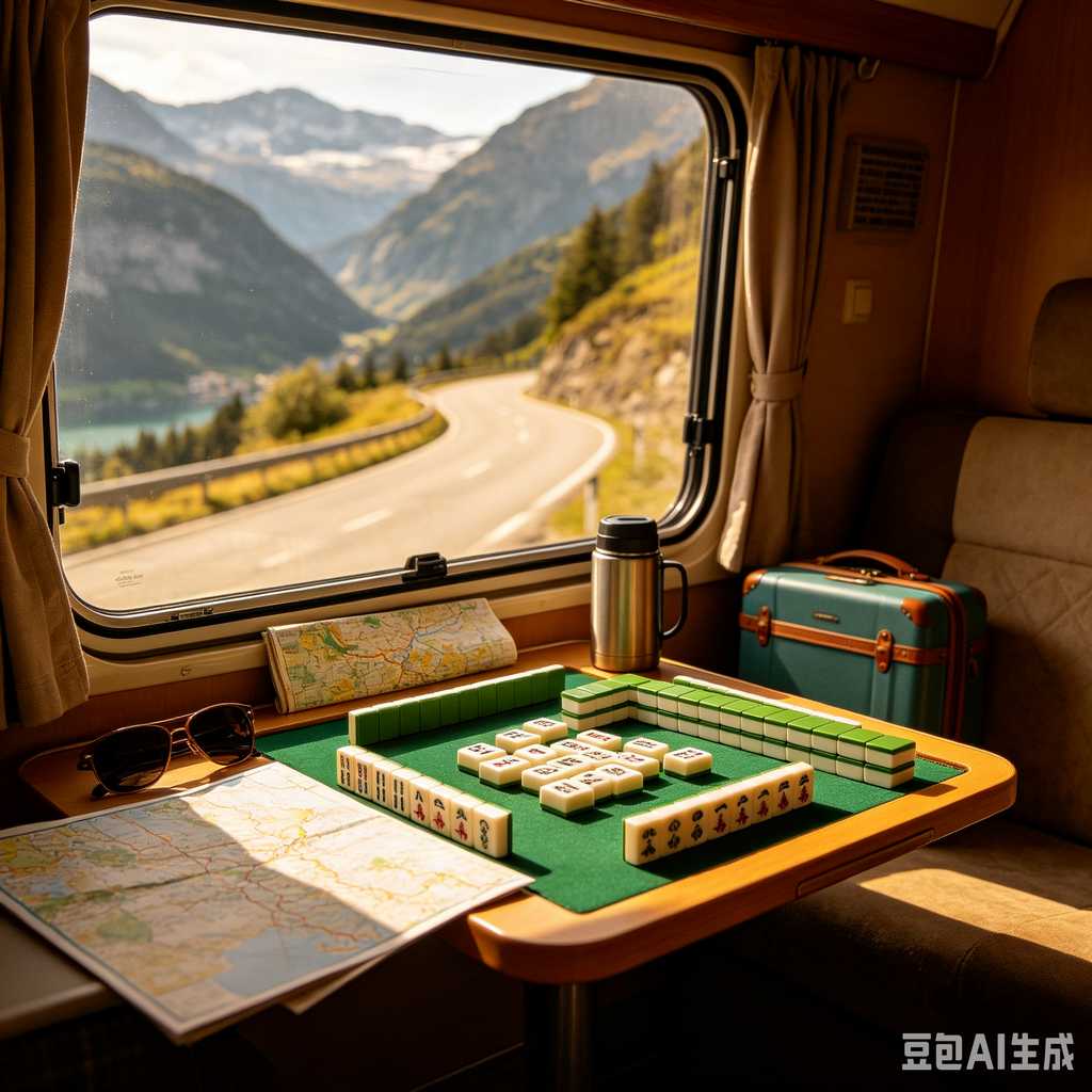 crystal mini mahjong travel set