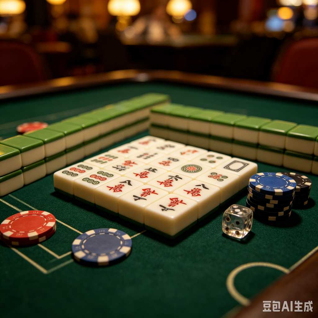 large print mahjong set