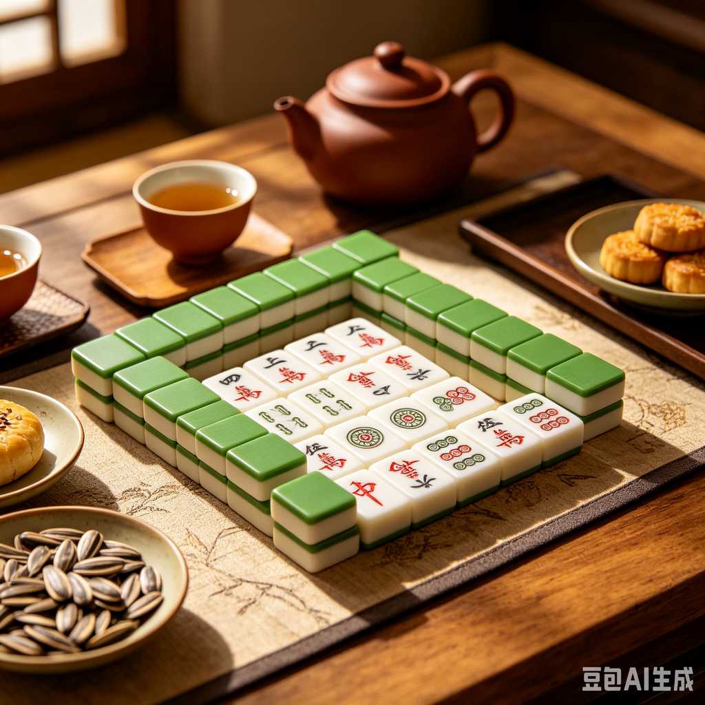 logo printed mahjong gift box